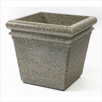 Commercial Zone StoneTec 18" Planter Ashtone