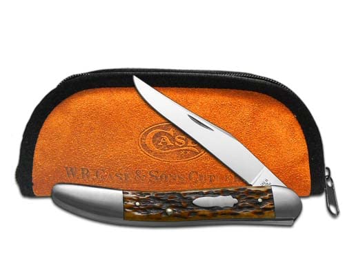 Case Knives Premium Old Dog Pocket Knife Brown Bone