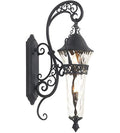 Kalco Anastasia Outdoor 15" 2-Light Wall Bracket Textured Matte Black