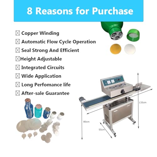INTBUYING Electromagnetic Induction Sealing Machine Silver