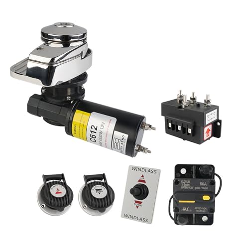 South Bend Components C912 Vertical Windlass Anchor System 900W 12V DC Motor Stainless