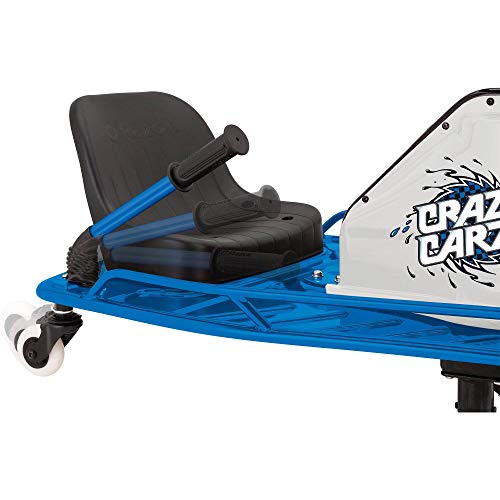 Razor High Torque Motorized Crazy Cart with Drift Bar Blue 2 Pack