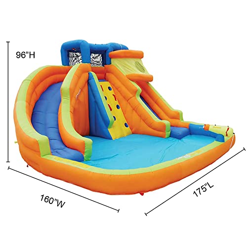 BANZAI Drop Zone Inflatable Water Park Multi