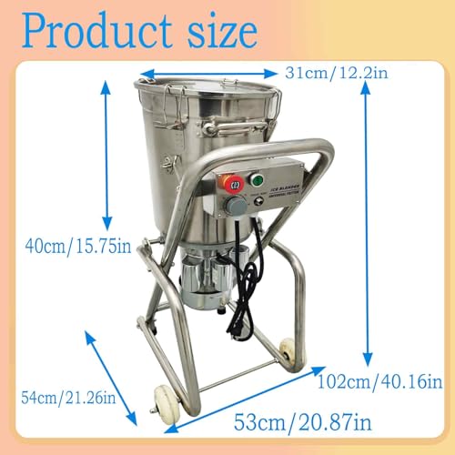 BEILOCKERY 110V 32L Meat and Vegetable Blender Silver