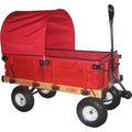 Millside Classic Wood Wagon Red Wooden Racks