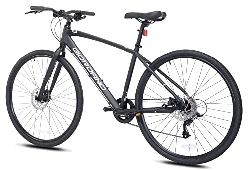 Giordano H1 Men's Hybrid Bicycle Black
