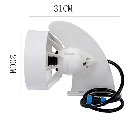 DGLUYUDV Electric Motorized Fin White