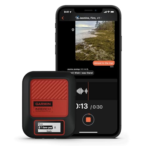 Garmin inReach Messenger Plus Handheld Satellite Communicator Bundle with P-Bank & Accessories
