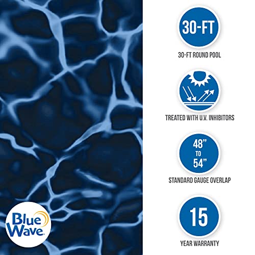 Blue Wave NL507-20 Standard Gauge Evening Bay Round Overlap Steel Wall Swimming Pool Liner