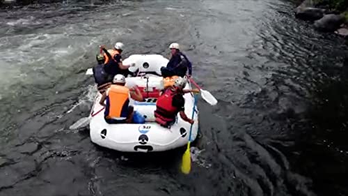 Inflatable Sport Boats 12ft White Water River Raft - 1.2mm Reinforced PVC, White