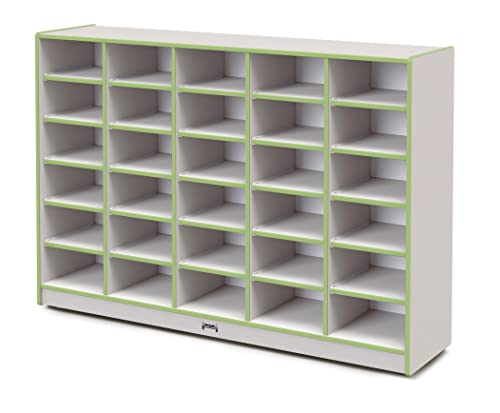 Jonti-Craft Rainbow Accents 30 Tub Mobile Storage Key Lime