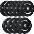 Zoomster Olympic Bumper Weight Plate 260LB Black
