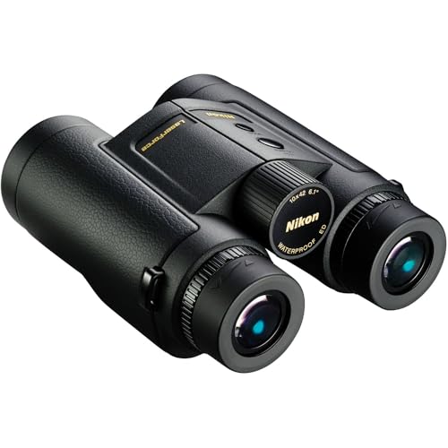 Nikon LaserForce 10x42 Rangefinder Binoculars Renewed Black