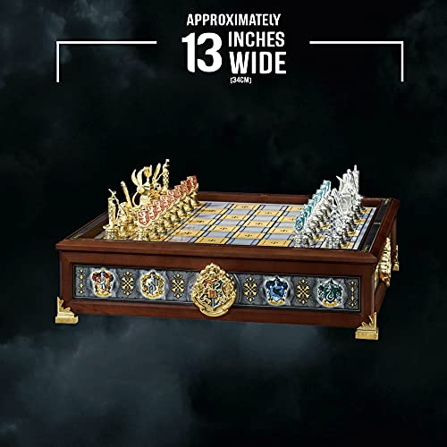 The Noble Collection Quidditch Chess Set Silver & Gold Plated Multicolor
