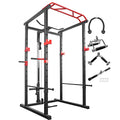 IFAST Power Cage with LAT Pull Down System & Weight Bench Barbell Olympic Weight Plates