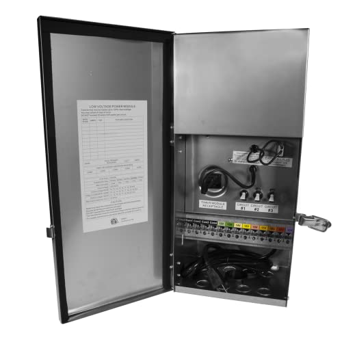 VOLT Pro 900 Watt Multi-Tap Low Voltage Transformer with Digital Timer Silver