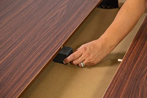 Hathaway Newport 7-ft Pool Table Tennis Combination with Dining Top, Two STO Newport II 7-ft Pool Table Combo Set with Benches - White with Camel Felt - Walnut