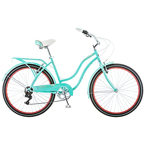 Schwinn Perla Beach Cruiser Bike Blue