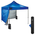 Ergodyne Shax 6051 Pop Up Canopy Kit with Weight Bags & Side Panels 10' x 10' Blue