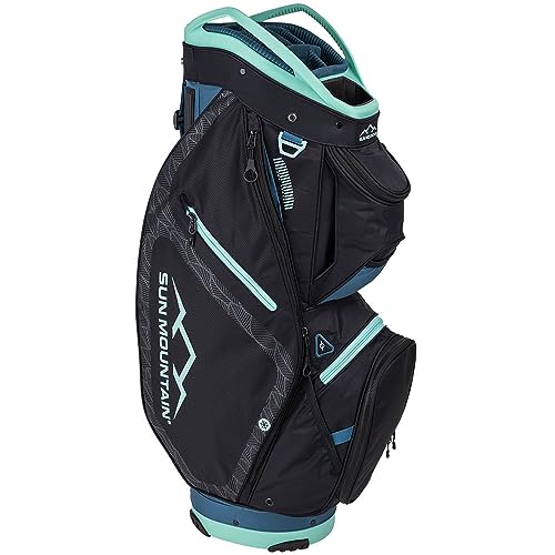 Sun Mountain 2024 Women's Stellar Golf Cart Bag Spruce-Black-Mint