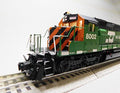 Generic Burlington Northern Legacy SD40-2 Diesel Locomotive Engine #8002 O Gauge Green