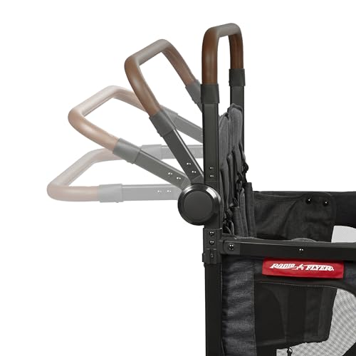 Radio Flyer Voya XT Quad Stroller Wagon 4-Seater Gray