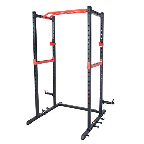 Sunny Health & Fitness Power Zone Strength Rack Power Cage - SF-XF9925 Black