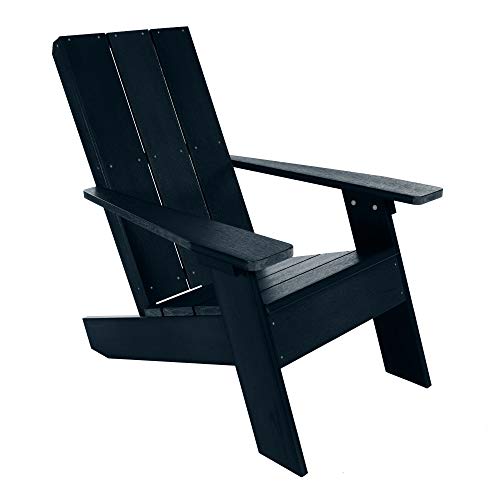 Highwood Italica Modern Adirondack 4pc Patio Set Federal Blue