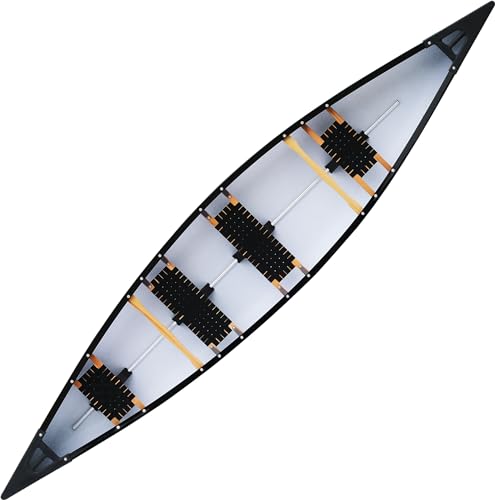 Paddle Voyage 15.94ft Expedition Canoe Kayak for 4-6 People, 936lbs Capacity, Includes 2 Paddles Blue