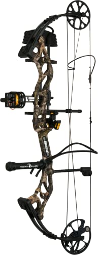 Bear Archery Prowess Ready to Hunt Compound Bow Package for Women and Youth Right Hand Mossy Oak Break Up Country DNA