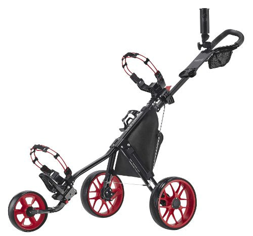 Caddytek CaddyLite 11.5 V3 Deluxe Golf Push Cart Black/Red