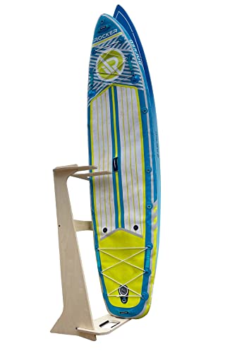 Pro Board Racks Pacifica XL Freestanding Floor Display Rack for Paddle Boards Birch