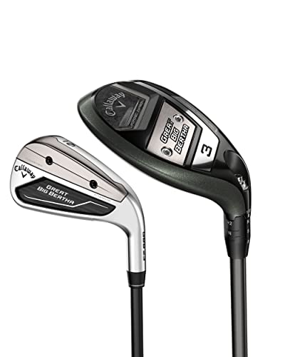 Callaway Golf Great Big Bertha Hybrid Combo Set (Right Hand, Ladies Flex) Silver