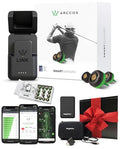 PlayBetter Arccos Smart Sensors (Gen3+) & Arccos Link Pro Gift Box Bundle - Set of 14 Golf Shot Tracker System, A.I. GPS Rangefinder - Includes PlayBetter Portable Charger, Wall Adapter & Hard Case, Gift Box with Arccos Link Pro