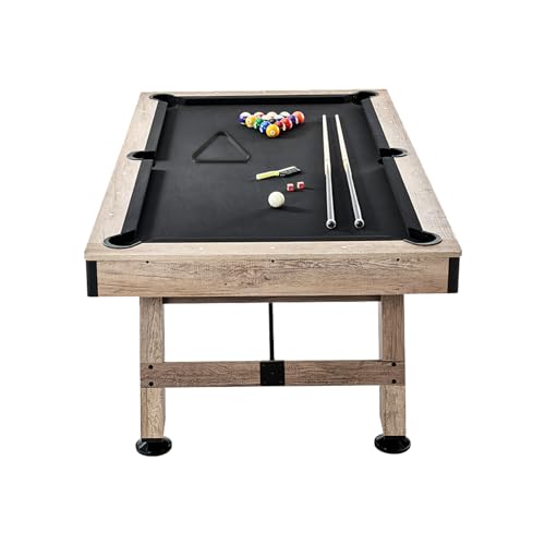VEVOR 7 ft Billiards Table Black