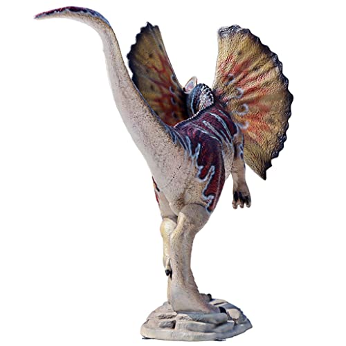 Design Toscano Jurassic-Sized Dilophosaurus Dinosaur Statue Full Color