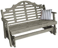 Furniture Barn USA Cedar 4' Marlboro Glider Gray Stain