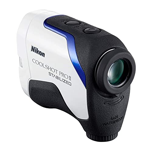 Nikon COOLSHOT PROII STABILIZED Golf Rangefinder White Blue Black