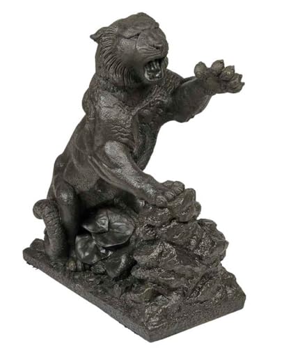 Solid Rock Stoneworks Lioness Concrete Statue 32" Tall Graphite
