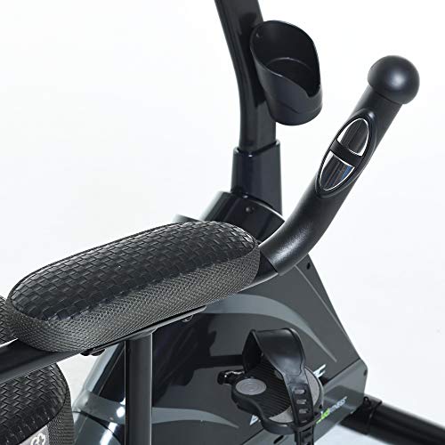 Exerpeutic 5000 Indoor Recumbent Exercise Bike Black/Grey
