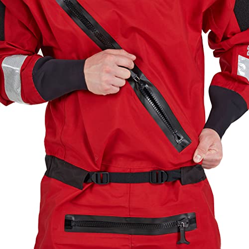 NRS Ascent SAR Dry Suit Red