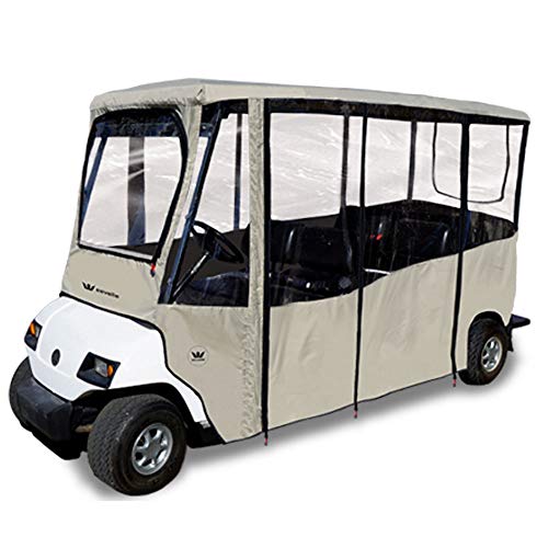Eevelle USA Golf Cart Enclosure Khaki