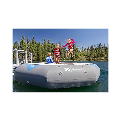 AQUAGLIDE Inflatable Trampoline with C-Deck 14' Multicolor