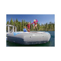 AQUAGLIDE Inflatable AquaPark Trampoline with C-Deck 14' Multicolor