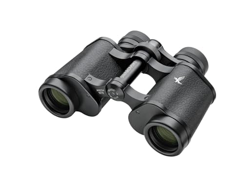 SWAROVSKI OPTIK 8x30mm Habicht W Waterproof Porro Prism Binoculars Black with Cleaning Kit, LED Flashlight, and Padded Backpack