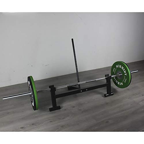 CKIDS Barbell Deadlift Bar Jack Double Grooved - Load/Unload Weight Plates, Olympic Bar for Deadlifts & Weight Training
