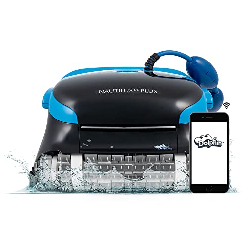 Dolphin Nautilus CC Plus Wi-Fi Robotic Pool Vacuum Cleaner Black