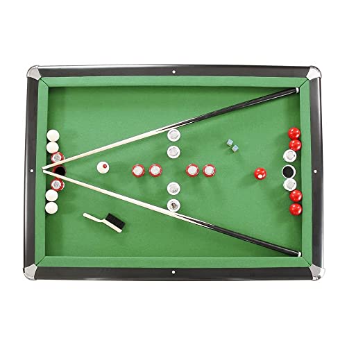 Blue Wave Carmelli NG2404PG Renegade Slate Bumper Pool Table Multi