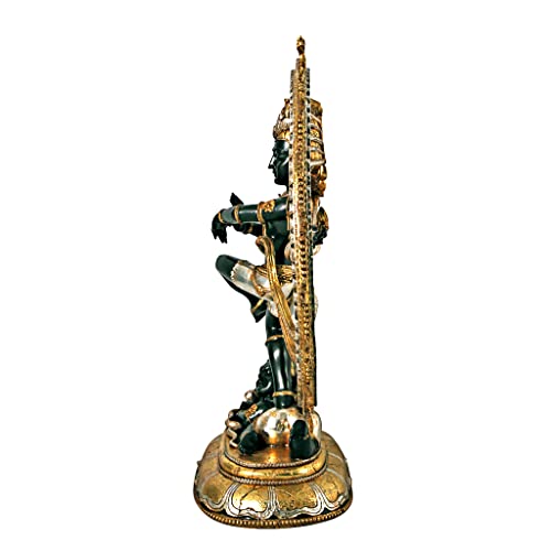 Design Toscano Dancing Shiva Cosmic Energy Idol Statue 48 Inch Bronze Finish