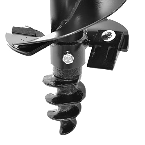 AGKNX ToolTuff Model 1000 Heavy Duty 3-Point Post Hole Digger with 6" & 9" Auger Yellow